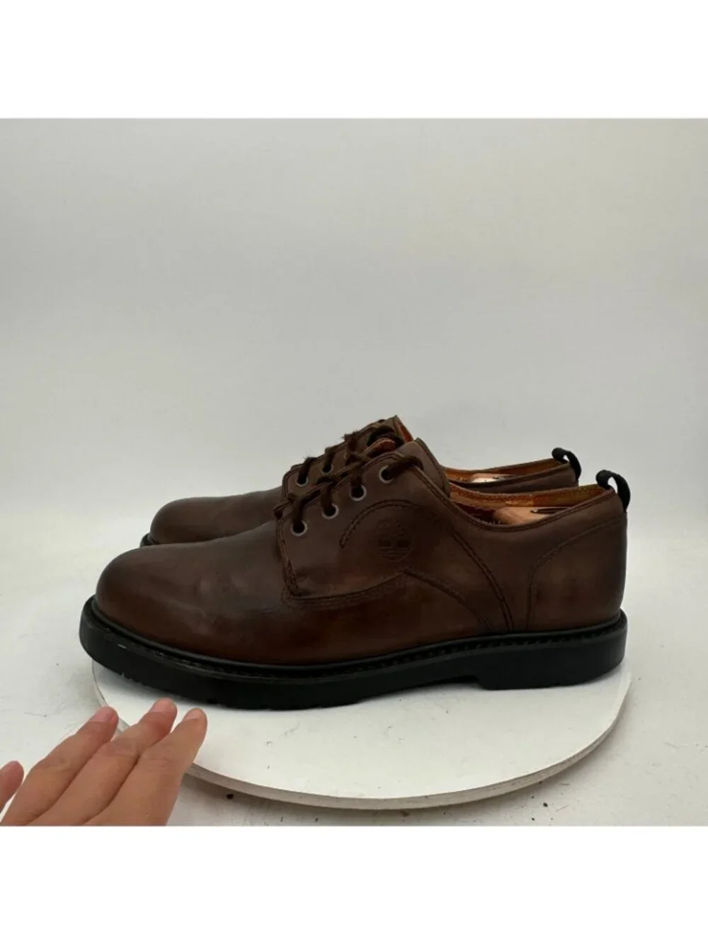 Timberland Waterproof Men Size 12M 95040 Brown Leather Casual Derby Shoes